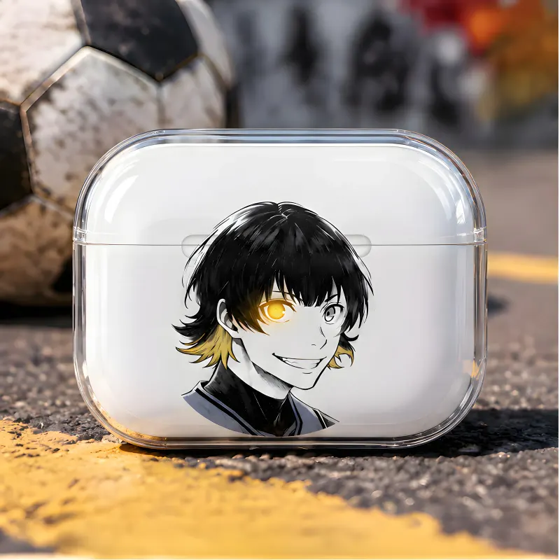 Bachira Meguru (Blue Lock) Manga glowing eye case on AirPods Pro 2