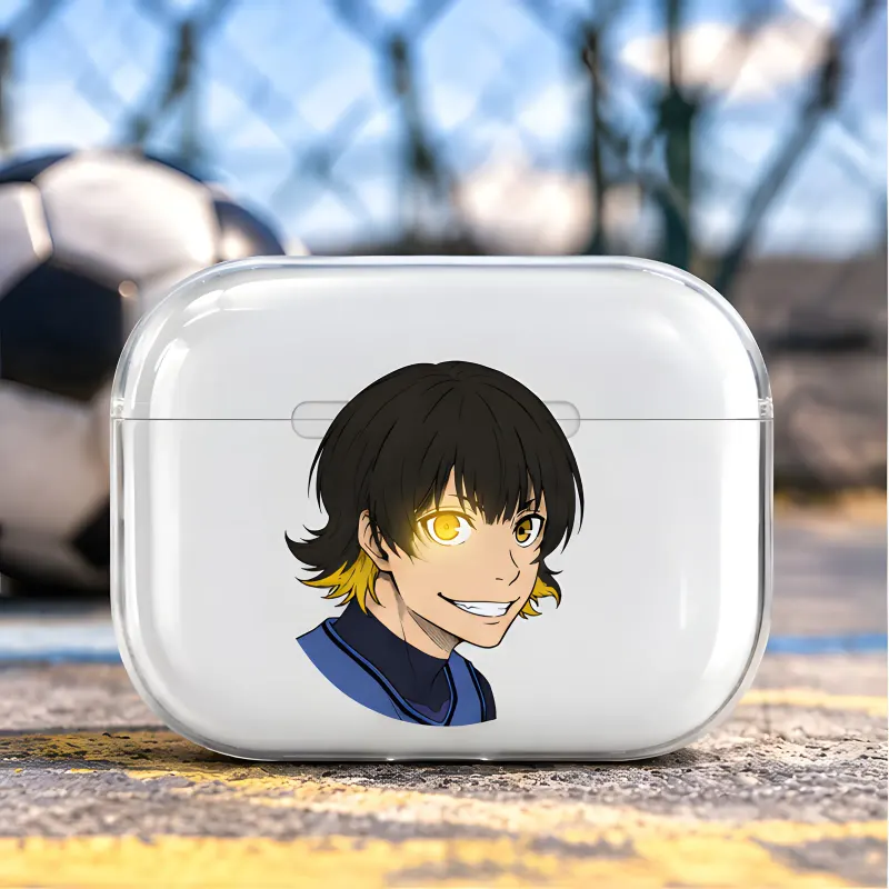Bachira Meguru (Blue Lock) Anime glowing eye case on AirPods Pro 2