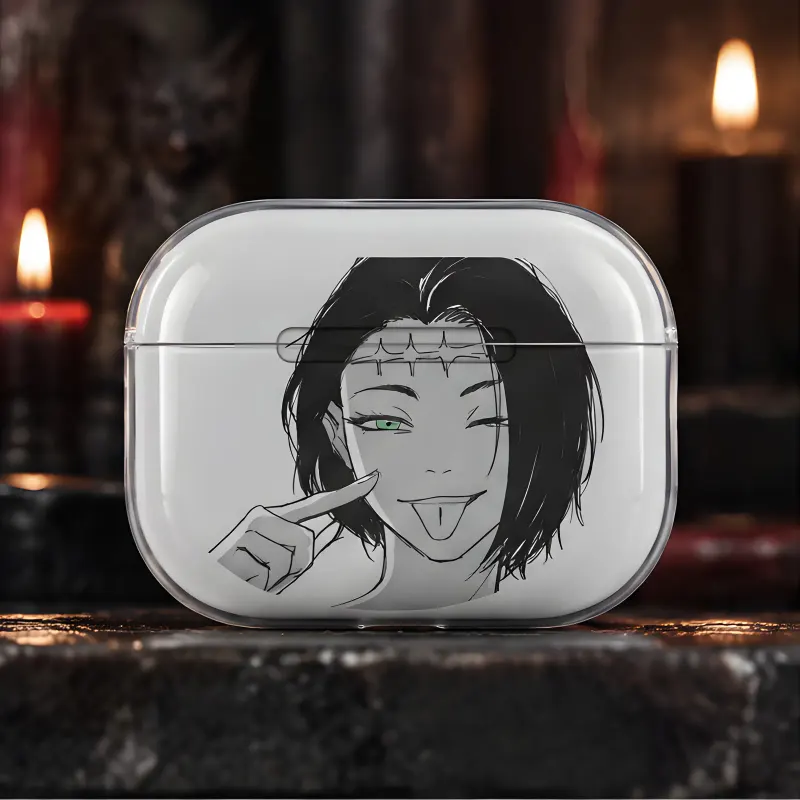 Brain Flower (Jujutsu Kaisen) Anime glowing eye case on AirPods Pro 2