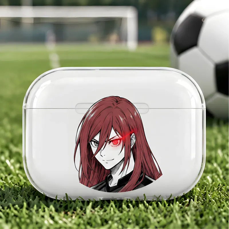 Chigiri Hyoma (Blue Lock) Manga glowing eye case on AirPods Pro 2