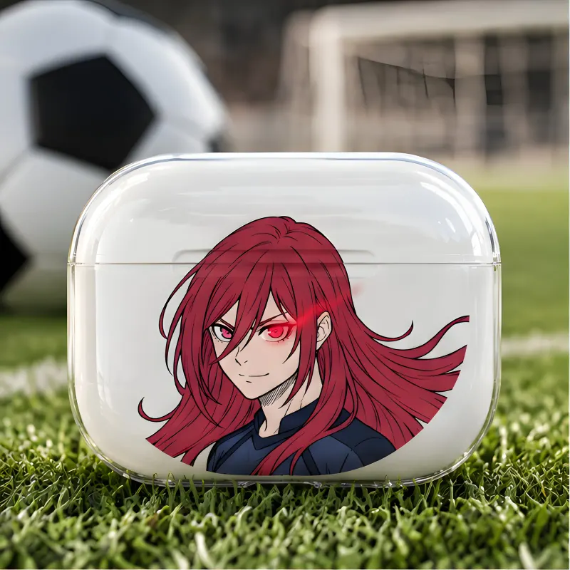 Chigiri Hyoma (Blue Lock) Anime glowing eye case on AirPods Pro 2