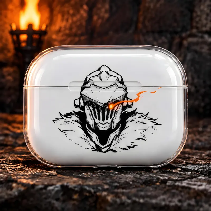 Goblin Slayer Anime glowing eye case on AirPods Pro 2