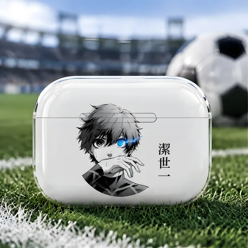Isagi Yoichi (Blue Lock) Anime glowing eye case on AirPods Pro 2