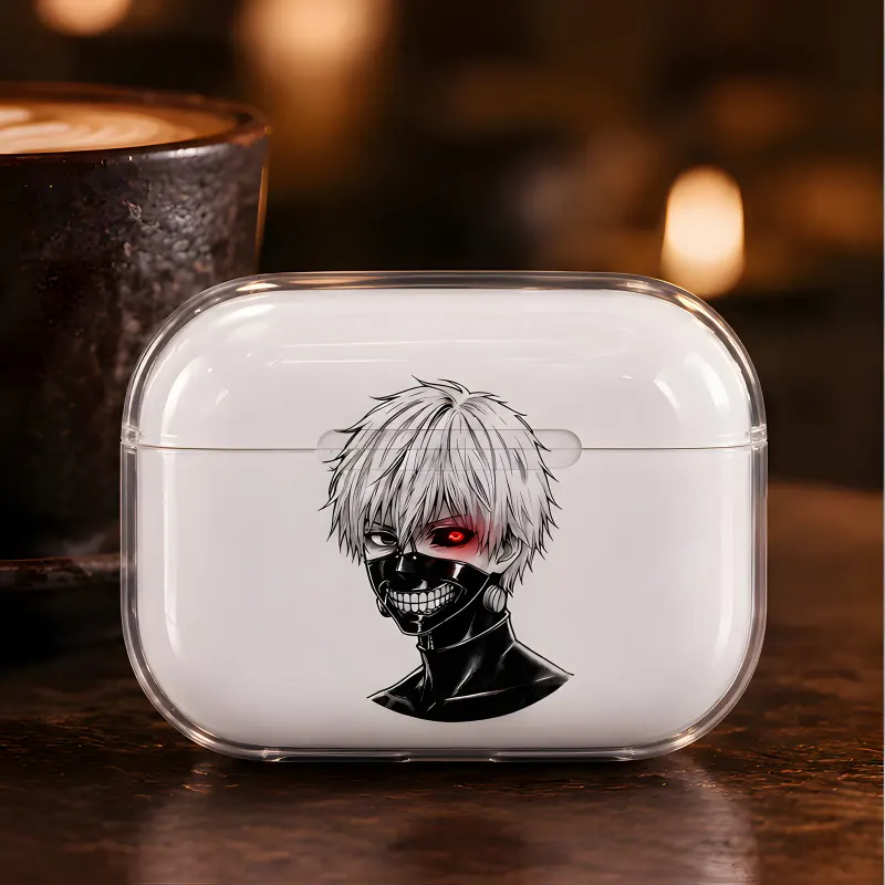 Ken Kaneki (Tokyo Ghoul) Manga glowing eye case on AirPods Pro 2