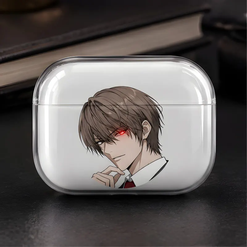 Light Yagami (Death Note) Anime glowing eye case on AirPods Pro 2