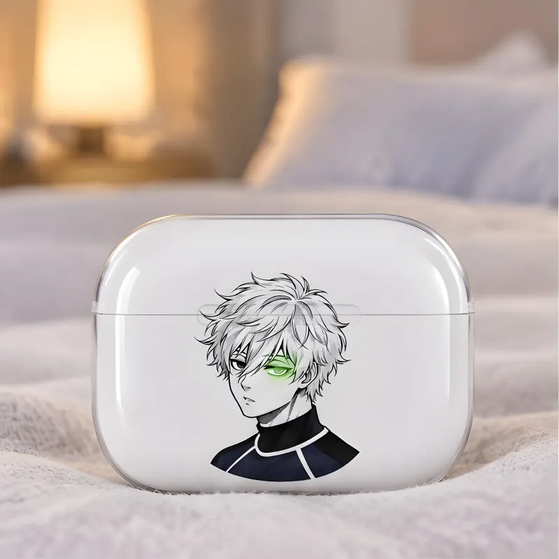 Nagi Seishiro (Blue Lock) Manga glowing eye case on AirPods Pro 2