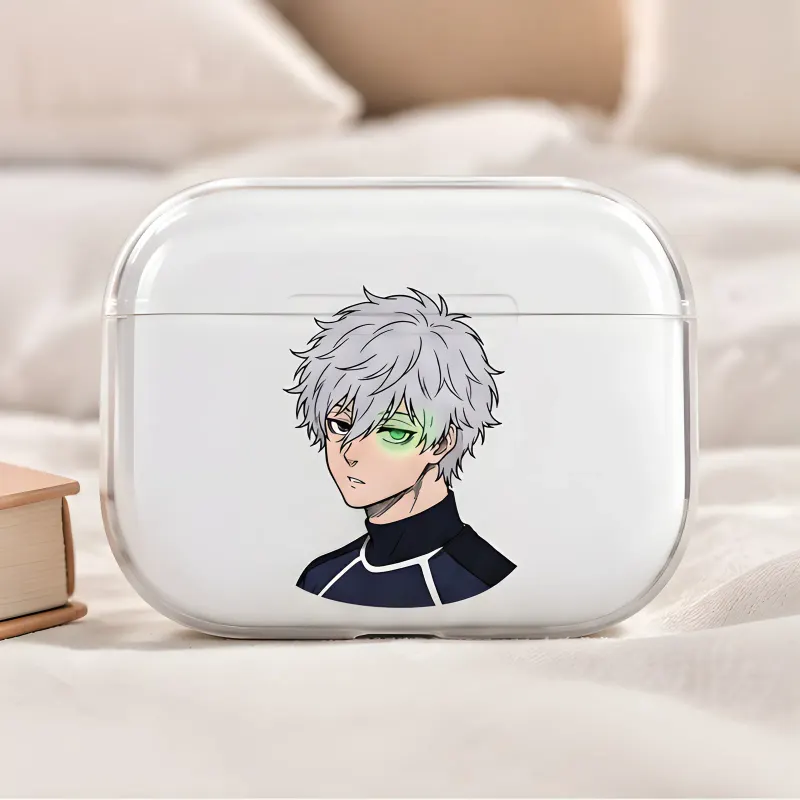 Nagi Seishiro (Blue Lock) Anime glowing eye case on AirPods Pro 2