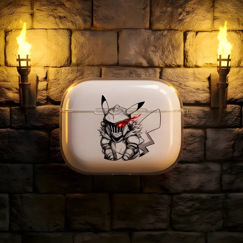 Pika Slayer (Goblin Slayer × Pokémon) Anime glowing eye case on AirPods Pro 2