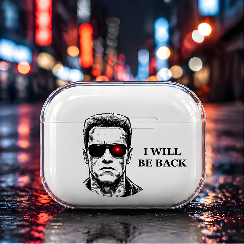 T-800 Shades (The Terminator) Original glowing eye case on AirPods Pro 2